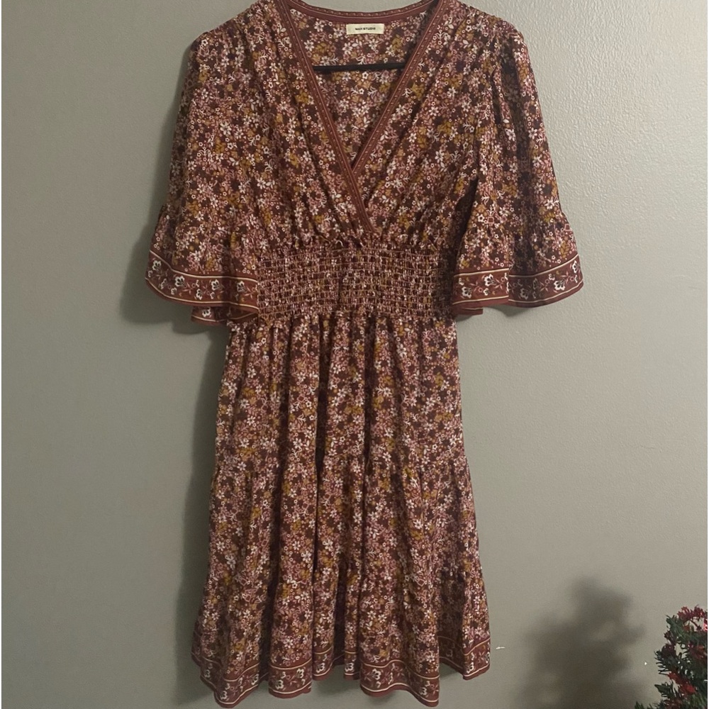 Max Studio Floral Boho Dress
